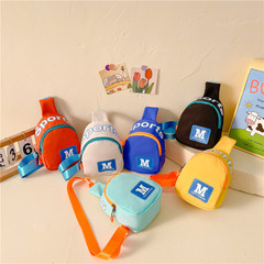 子供用キャンディー色の小さいウエストバッグのファッションはクールです。