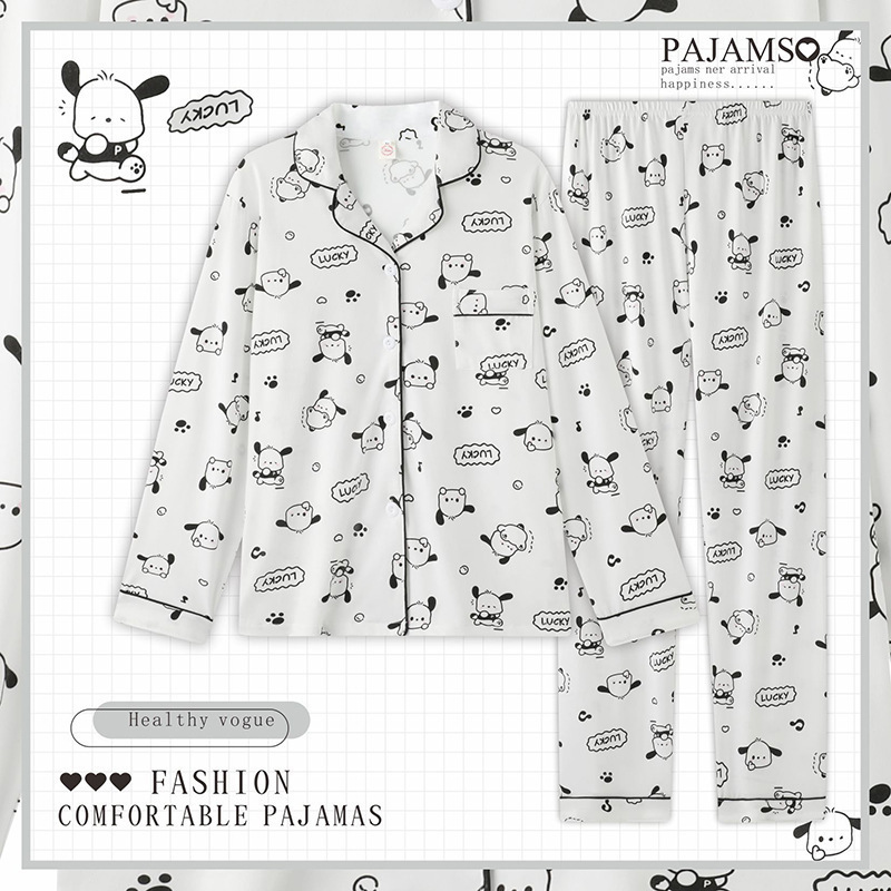 Conjunto de Pijamas para Mujer de Poliéster, Cómodo, para Casa