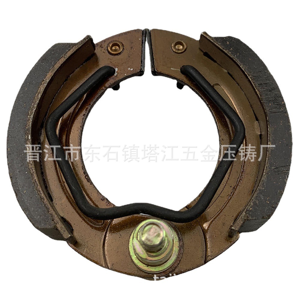 Almohadilla de freno de coche eléctrico simple 80/90/100/110 bicicleta delantera y trasera freno de la rueda pequeña batería bloque de freno de coche