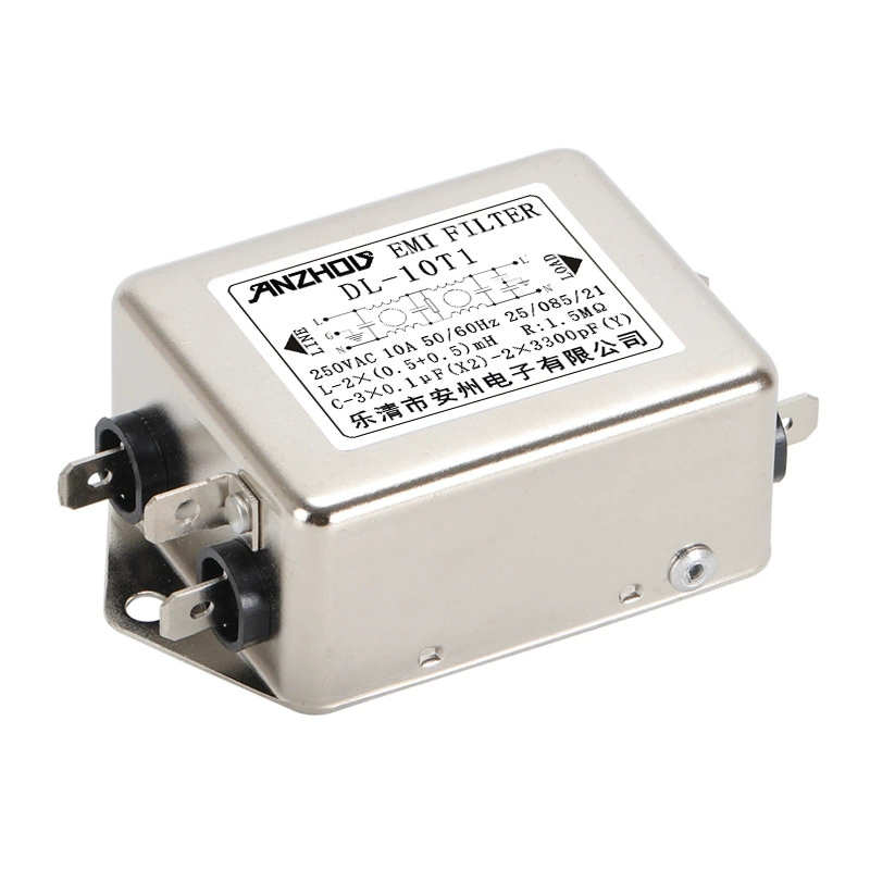 EMI фильтр Anzhou DL-3T1 DL-6T1 DL-10T1 однофазный двойной секционный силовой фильтр DL-2T1