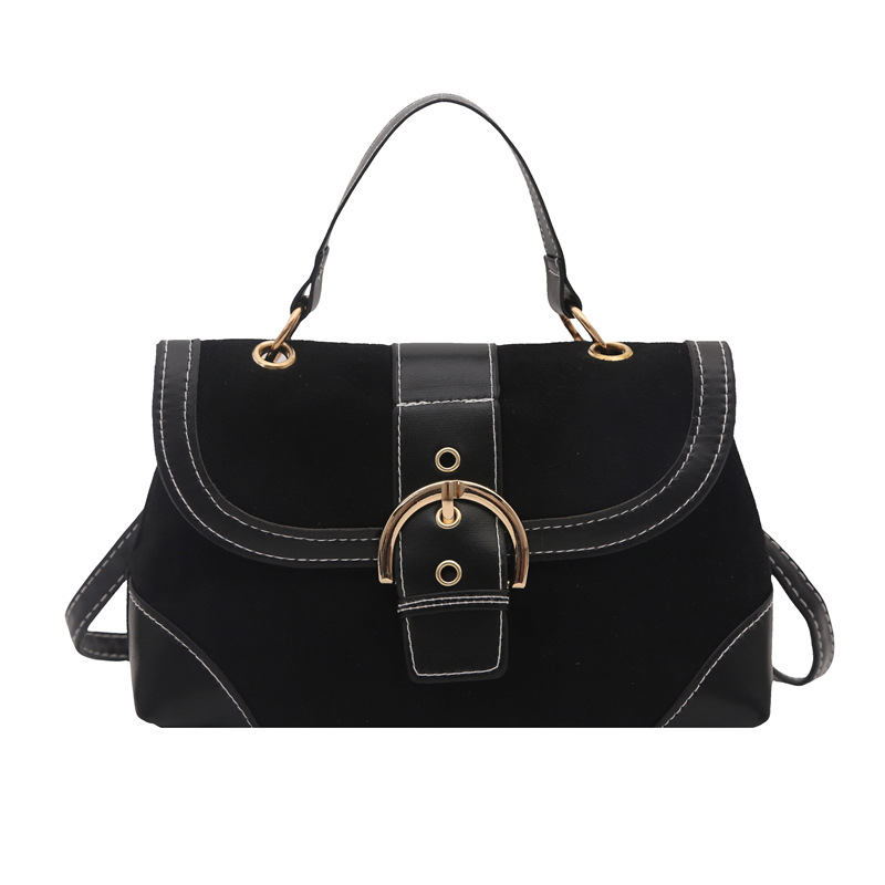 Bolso de veludo de mujer otoño invierno retro 2025 nueva moda transfronteriza bolso pequeño de moda bolsa al por mayor