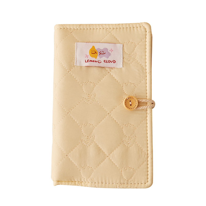 Versión coreana del libro de depósito de efectivo, bolsa de depósito de gestión financiera familiar de gran capacidad, carpeta de almacenamiento de facturas desmontable de hojas sueltas para niñas