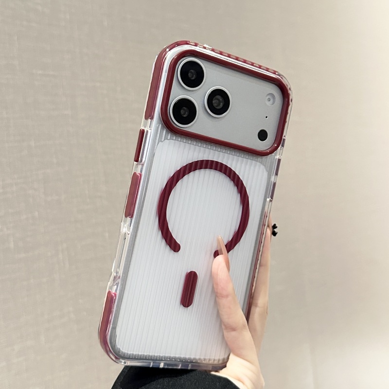 Funda Magnética para iPhone 15/16/17/18 Pro de Acrílico con Protección Anti-caídas image 8