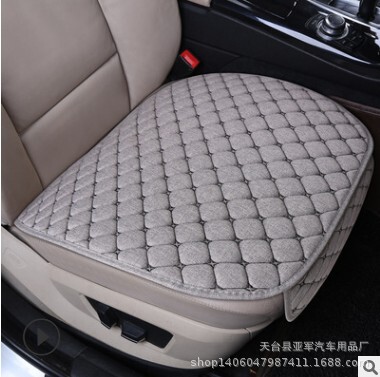 自動車クッション四季通用三点セット綿麻そば殻シートクッション|undefined