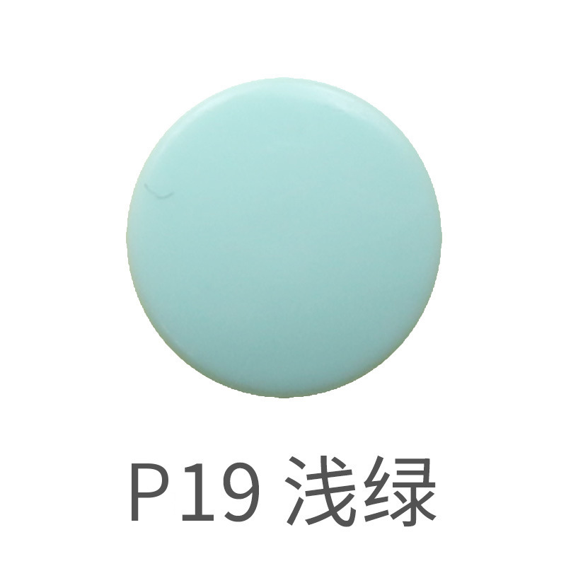 60 colores en stock T5 botón a presión de plástico pequeño lote de resina botón a presión ropa de bebé protección del medio ambiente POM botón a presión de plástico
