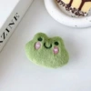 Plush Stand-Green Big Face Frog