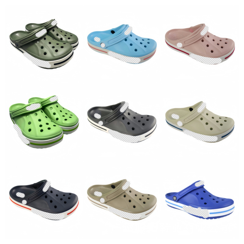 Cross Beiya Children's Clogs for Boys and Girls, Couple's Non-Slip Beach Shoes, Slippers with Logo, Available for Wholesale, Lightweight New Model