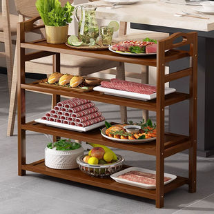 Hotpot side dishes, racks, multi -layer kitchen preparation restaurants, shelves, hot pot restaurant barbecue restaurants to put vegetable rack shelves
