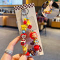 Acessórios de pingente de boneca boneca feita à mão diy estrela bonito frisado telefone móvel pingente de carro chaveiro pingente de boneca 34