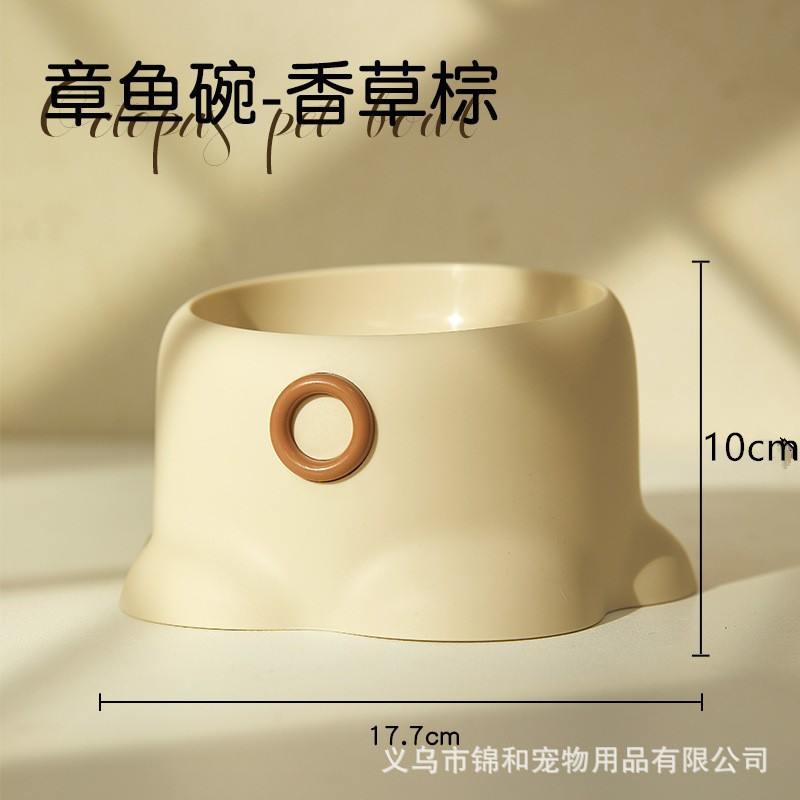 Nuevo tazón para gatos para mascotas, tazón para perros, tazón para gatos, suministros para gatos, comida y agua, fuente de tazón individual, venta al por mayor transfronteriza de fábrica