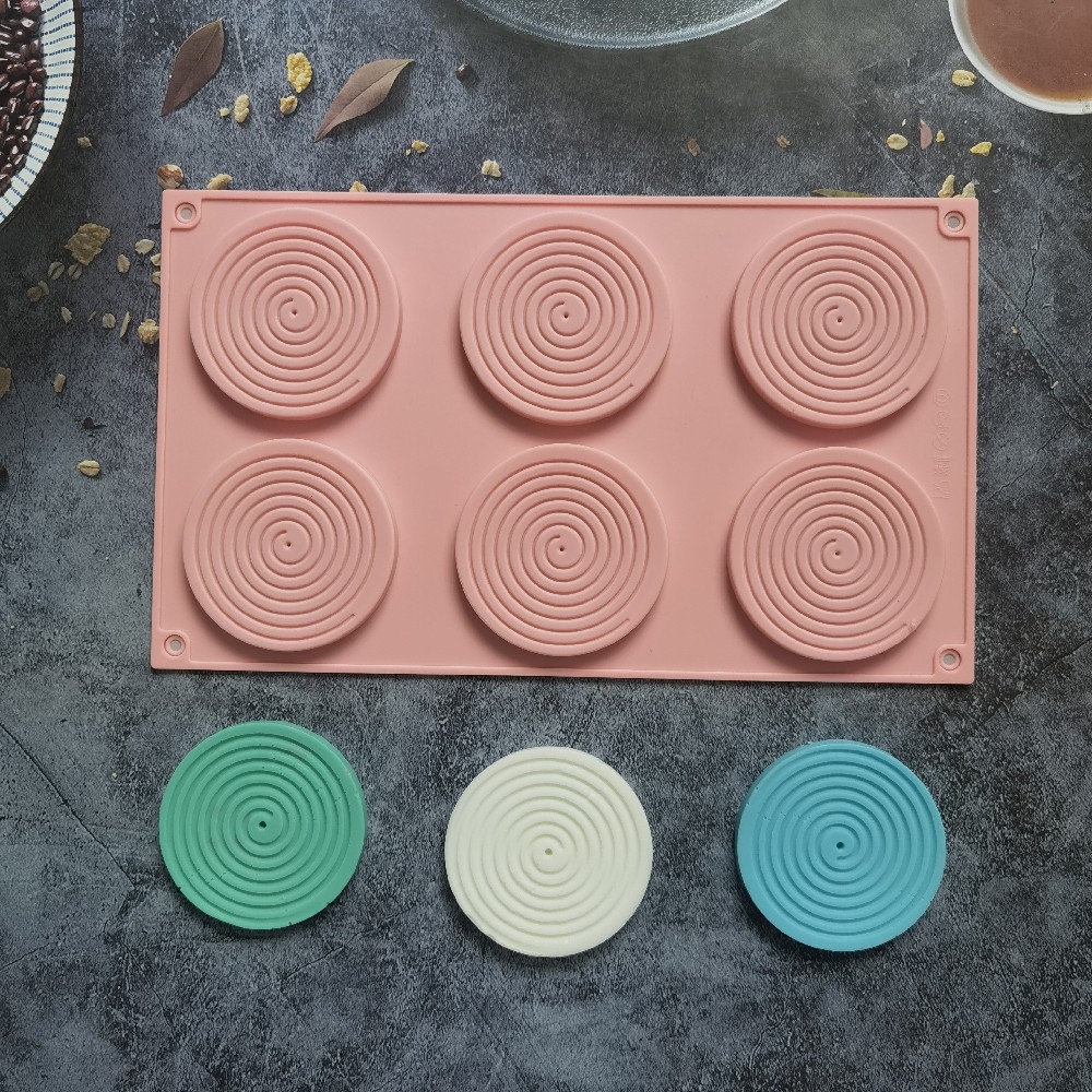 6 mosquitos 272 chocolate molde de silicona pudín molde de postre decoración de pastel de cocina para hornear