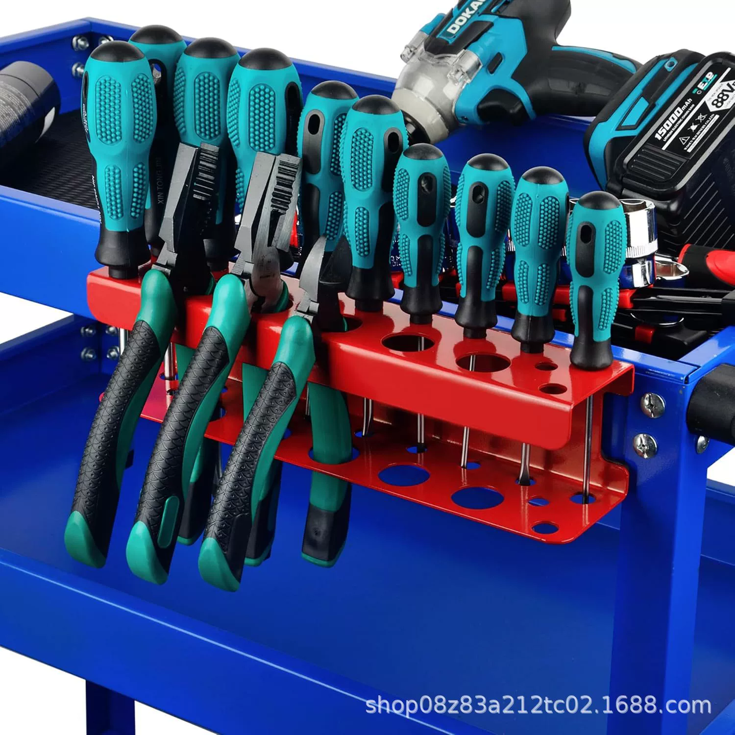 Магнитный держатель отвертки, сверхмощные плоскогубцы, металлическая стойка для хранения, настенный гаражный органайзер для винтов