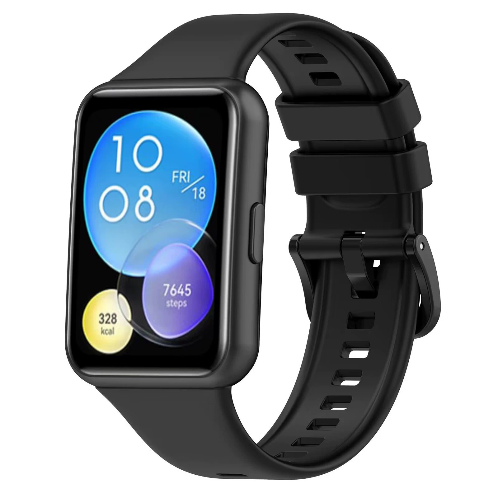 Suitable for Huawei Fit2 Bracelet Silicone Watch Strap Huawei Watch Fit2 Official Stainless Steel Interface