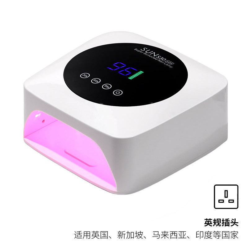 Lámpara de manicuras transfronteriza almacenamiento de energía luz de terapia de manicuras tienda de manicuras gel de manicuras horneador de uñas luz roja inteligente máquina de manicuras de inducción