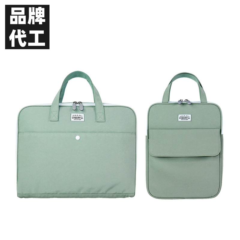 Nylon Portable Laptop Bag, Customized Shock-Proof and Anti-Fall Protective Cover, Work and Commuting Tablet Carrying Bag