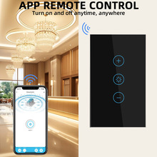 涂鸦美规wifi调光开关可控硅无极调光APP无线远程控制防电涌开关