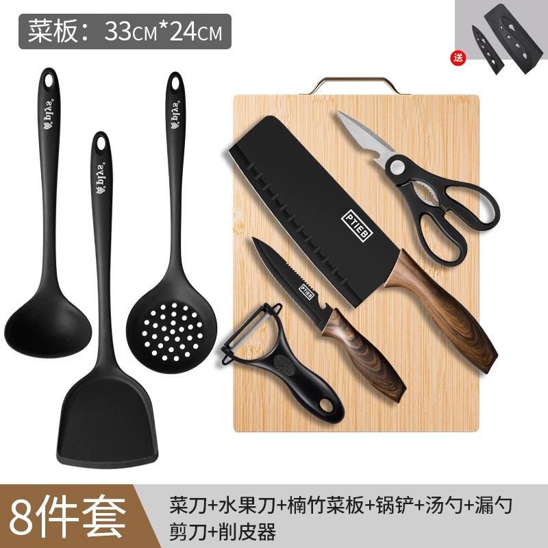 Kit completo de cuchillos de cocina cuchillo de cocina doméstico cuchillo de cocina 2 en 1 cuchillo de corte afilado cuchillo de corte cuchillo de frutas set de cocina image 17