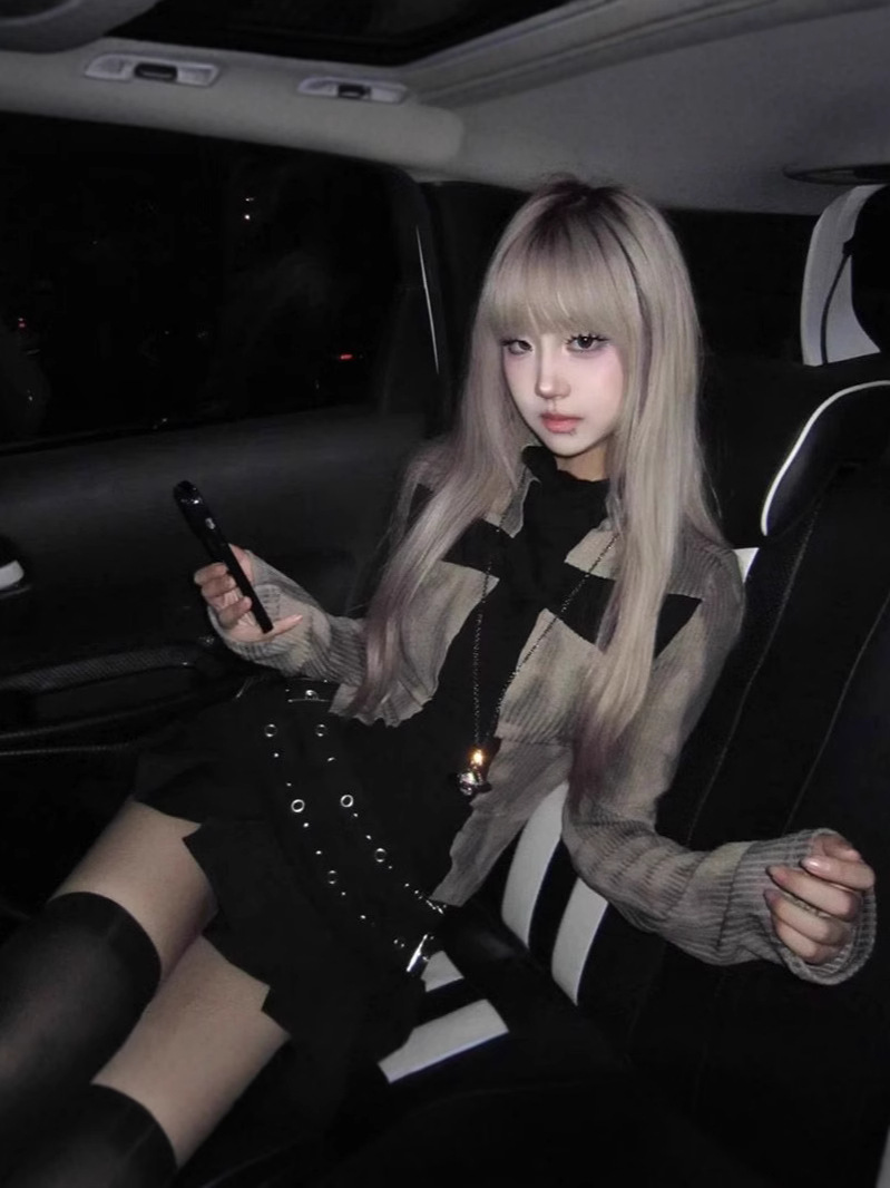 アメリカンクロス修身ギャル長袖tシャツパンク街頭パーカー