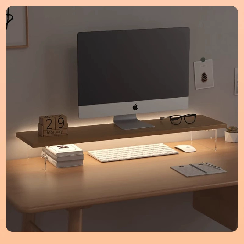 Аcrylic table laptop, screen, LCD display, storage system
