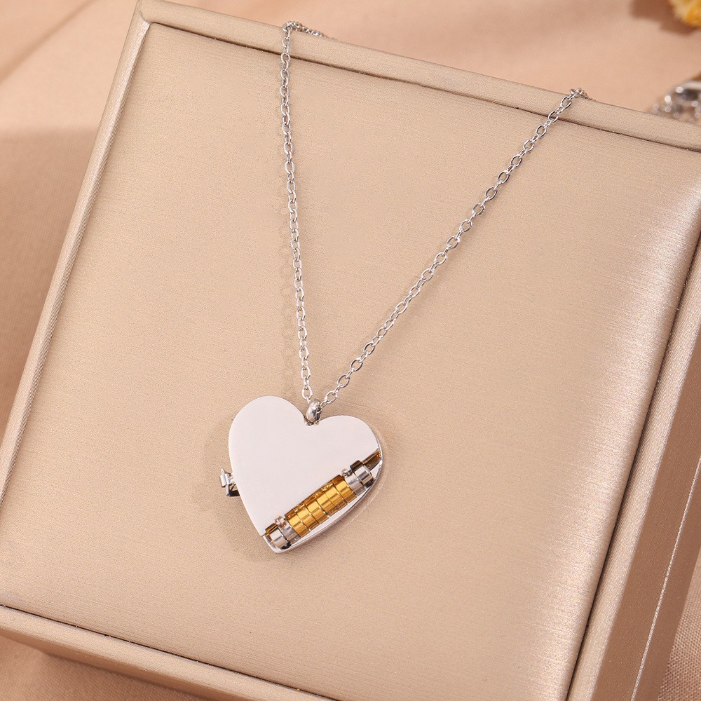 간금 복숭아 하트 책갈피 - 무지 (맞춤 제작 가능)