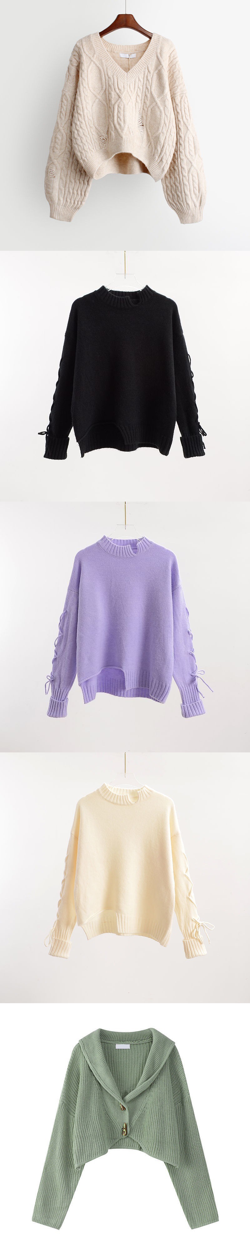 Lazy Chic Knitted Sweater 2