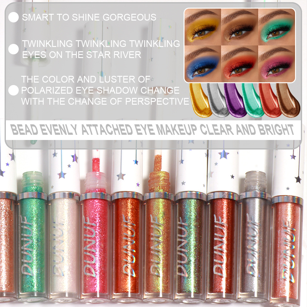 DUNUF 24-color liquid water-based eyeshadow with pearlescent long-lasting water resistance. Check it out! Disclaimer for links undefined