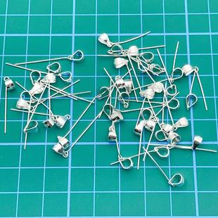 S925 sterling silver pendant buckle clip DIY hand-woven bracelet necklace pendant chain jewelry accessories