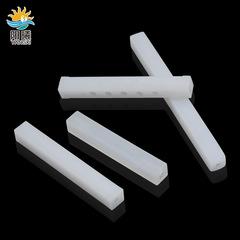 White plastic square posts, spacing columns, support pillars with 2mm holes, science and education stand materials, chassis-mounted upright posts
