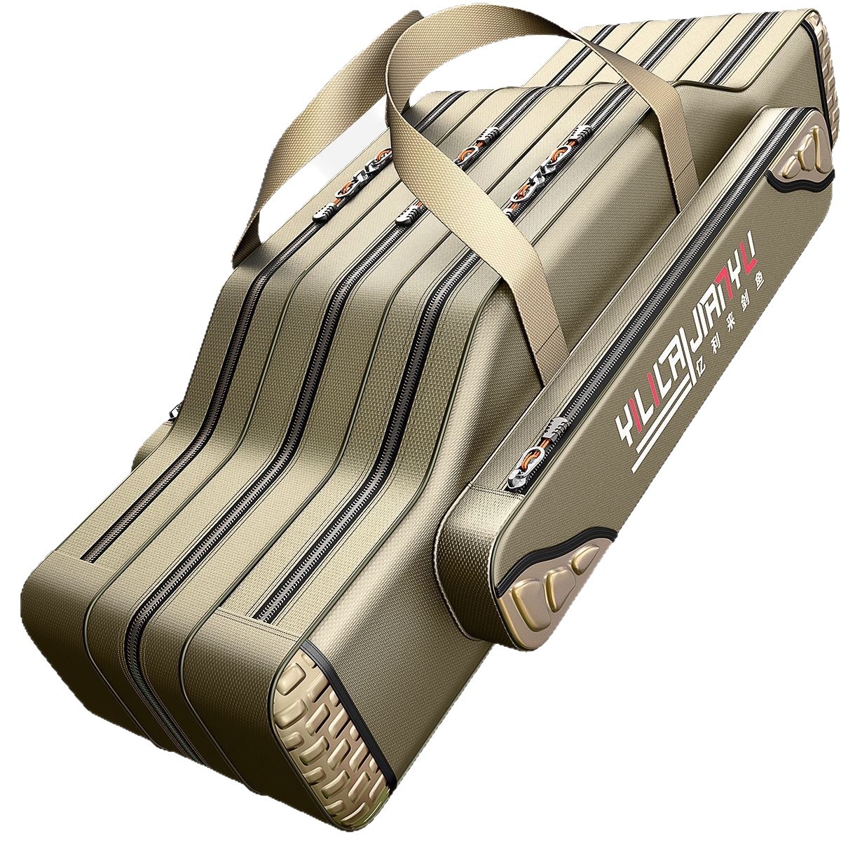 Bolsa de Gran Capacidad para Cañas de Pescar 80-130 cm Tela Oxford Impermeable, Resistente al Desgaste para Pesca