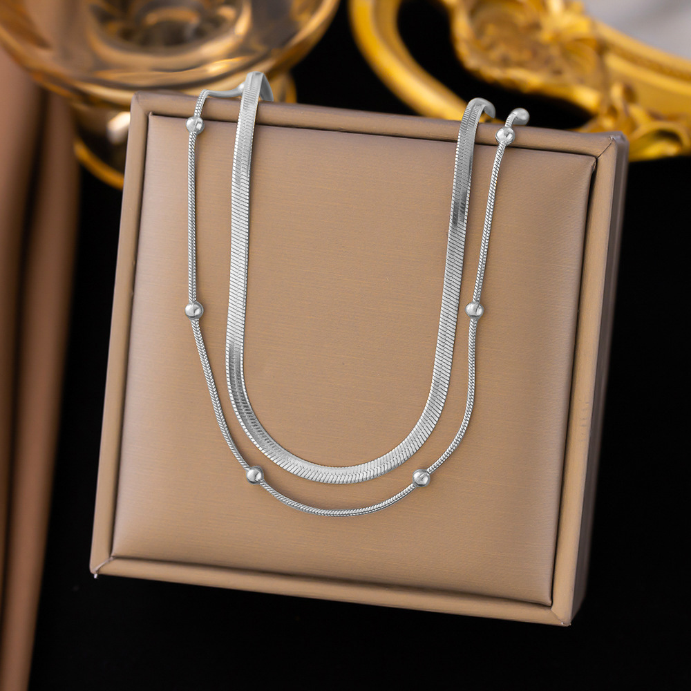 10g Weight 0.03µm-0.05µm Gold Plating Thickness PVD Coated Gold Plating Process Real Gold Plated Plating Material Bracelets, Necklace Classification ball chain, cable chain Chain Type 1 Piece Quantity Casual, Daily Occasion 304 Stainless Steel Material Geometric, Heart Shape Pattern All Seasons Season Women's Gender Elegant, Sweet Style Waterproof Non Tarnish, Round, Plating Craft PVD Coated Real Gold Plated Geometric Heart Shape 304 Stainless Steel Elegant Sweet Waterproof Non Tarnish Bracelets Necklace 16