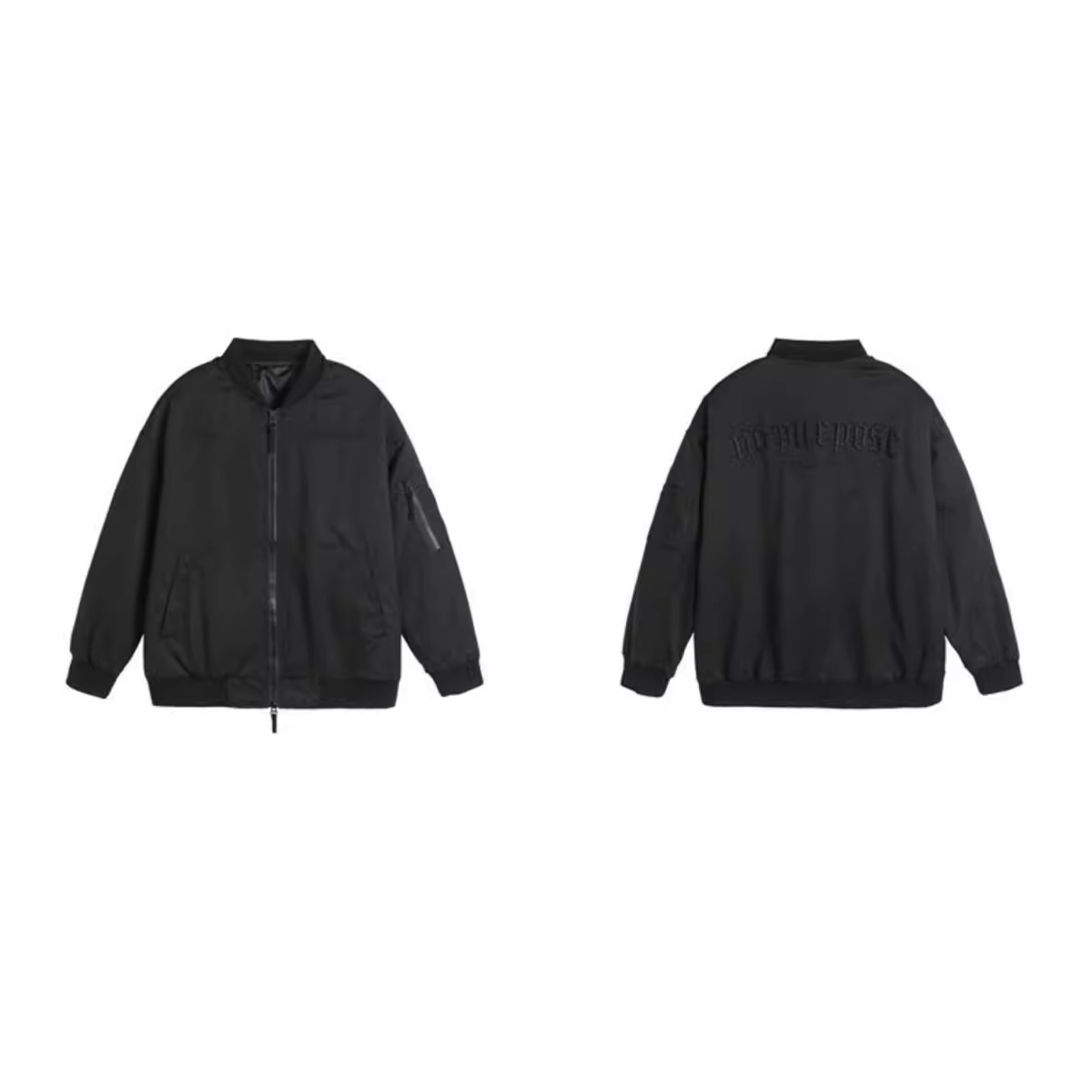 Wukong suelto en stock Chaqueta de piloto de letras bordadas estadounidenses Chaqueta de béisbol bf de moda retro para hombres