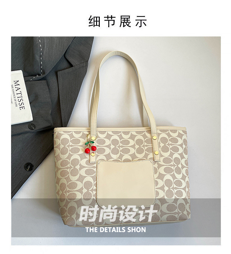 Classic Zipper Tote Bag, Daily Commute Shoulder Handbag, Large Capacity, Multiple Colors Available