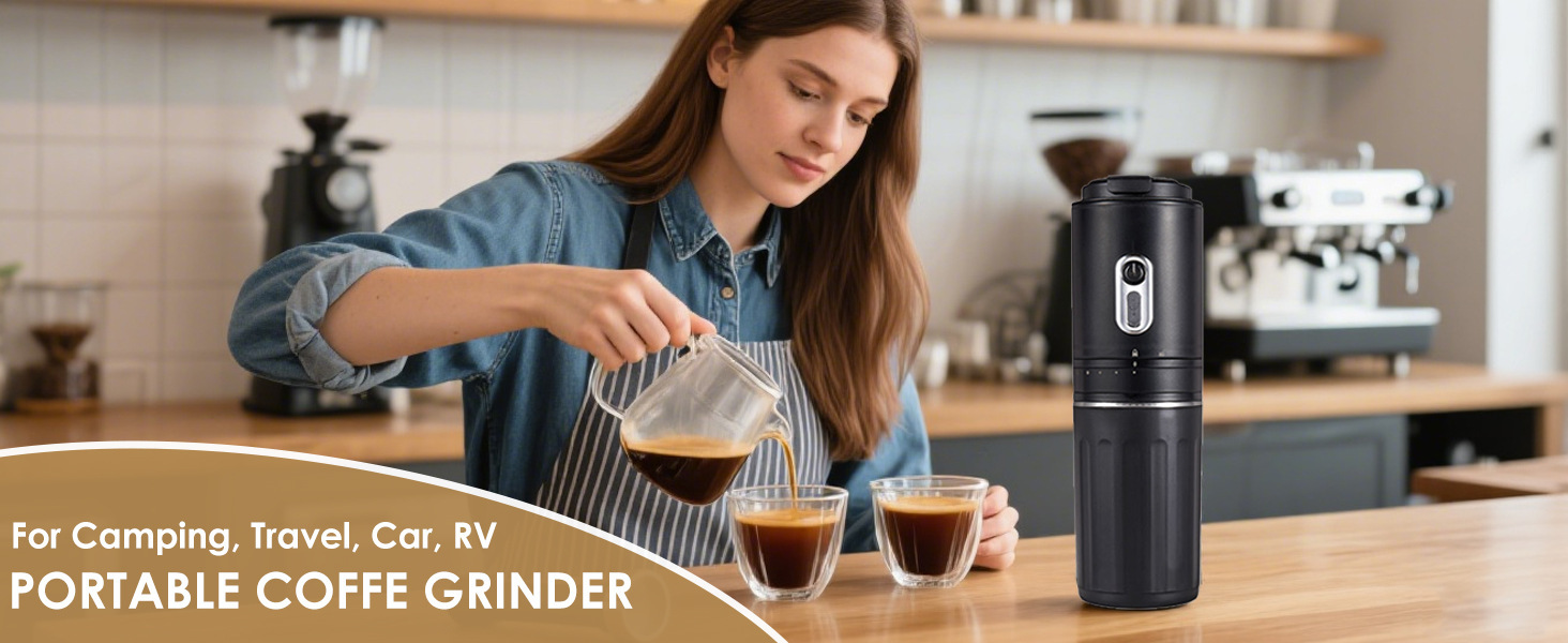 Portable Coffee Machine Hand-brewed Espresso Maker For Travel_voghion.com