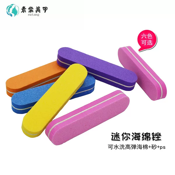 Sponge Short File Manufacturer Direct Sale Washable Sponge File Polishing Grinding File Mini Short Sponge Polishing File 9×2 Sanding Strip