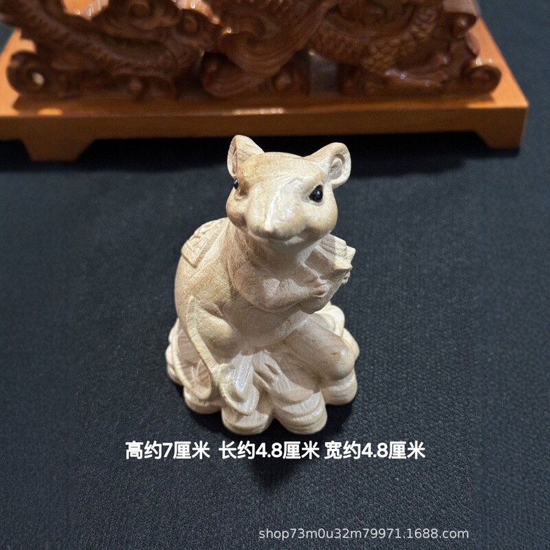 桃木彫刻12生肖デスクトップ置物原木色十二生肖ハンドルメーカー卸売り|undefined