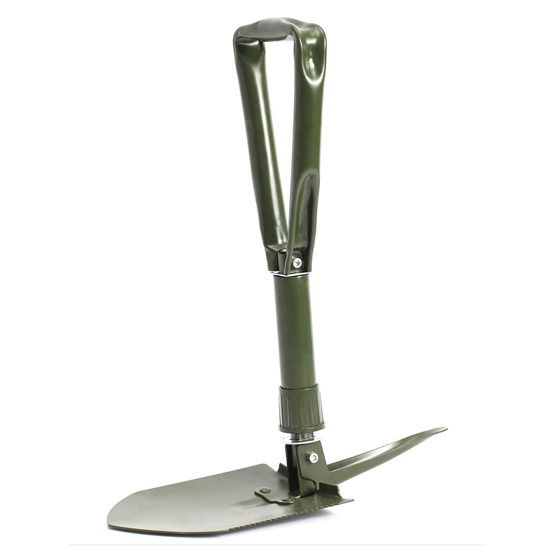 Transfronterizo gran equipo táctico al aire libre de acero de manganeso pala militar pala multifuncional plegable pala militar