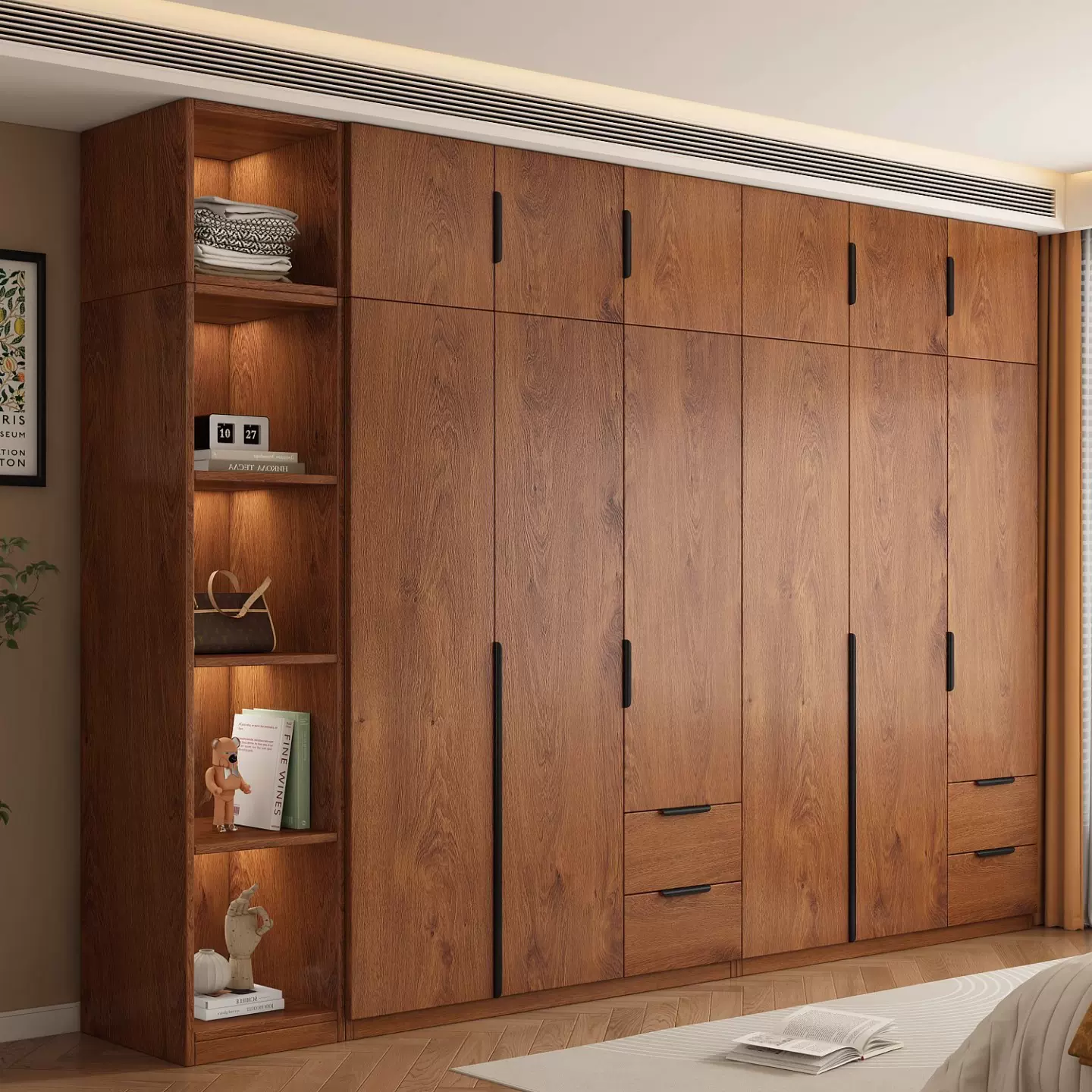 衣柜家用卧室2025新款爆款小户型出租房用工厂直销简易收纳柜子