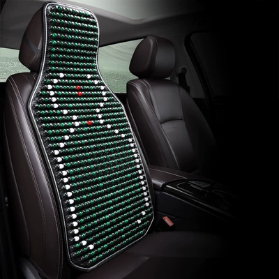 Summer Massage Waist Support Backrest | Cool pad - headrest-dark-green
