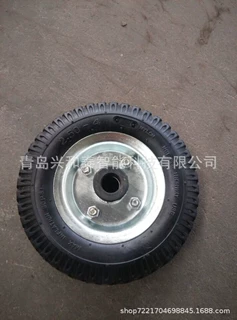 工厂批发医疗设备用小轮子小推车轮胎工具车轮子8寸羊角花轮胎