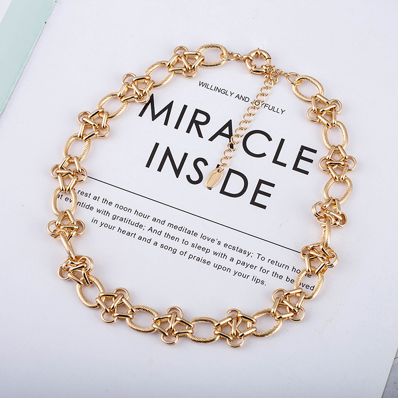 67g Weight Steel Pendant Material Pendant Necklace Classification Steel Chain Material Belcher Chain Chain Type Wedding, Travel Occasion Steel Material Waves Pattern Women'S Gender Simple Style, Classic Style Style Simple Style Classic Style Waves Steel Belcher Chain Pendant Necklace In Bulk 1