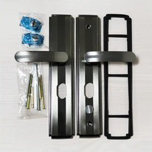 枪黑带条拉手,铁空拉手,铁面板,6068拉手,双快拉手，防盗门把手