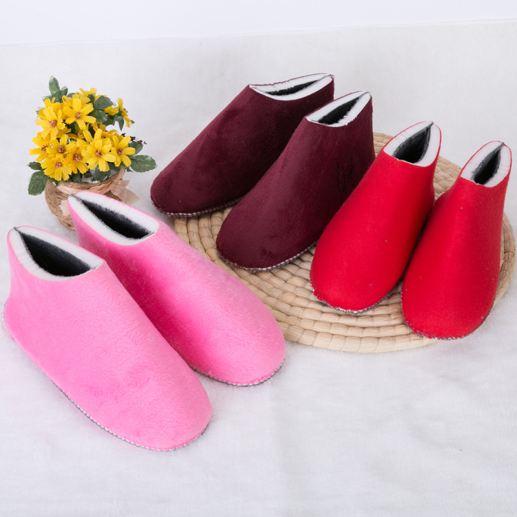 Making shoe liners Wool shoes sponge Upper Plush Density lining suture Catcher comfortable keep warm ventilation
