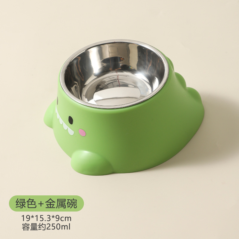 Cuenco de acero inoxidable para gatos, cuenco para perros, cuenco de comida, cuenco antigolpes para beber para gatos, cuenco de arroz para cachorros, venta al por mayor de distribución de suministros para mascotas
