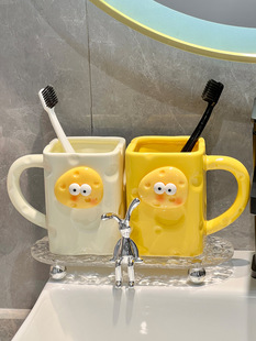 Light Luxury Toilet Gargle Cup suit Couple Pair of Gargle Cup Tooth Cup Tooth Tank Toothbrush Gargle Cup Storage Rack