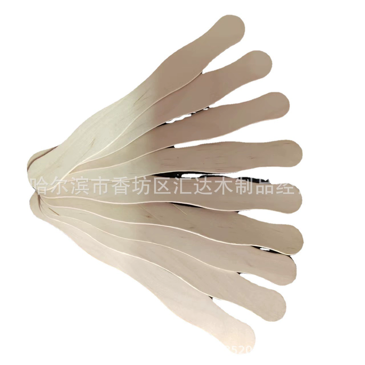 DIY материалы для рукоделия Preschool Education Building Model Wave Board Fan Fan Bone Handle Wood Crafts Crafts Ice Cream Stick