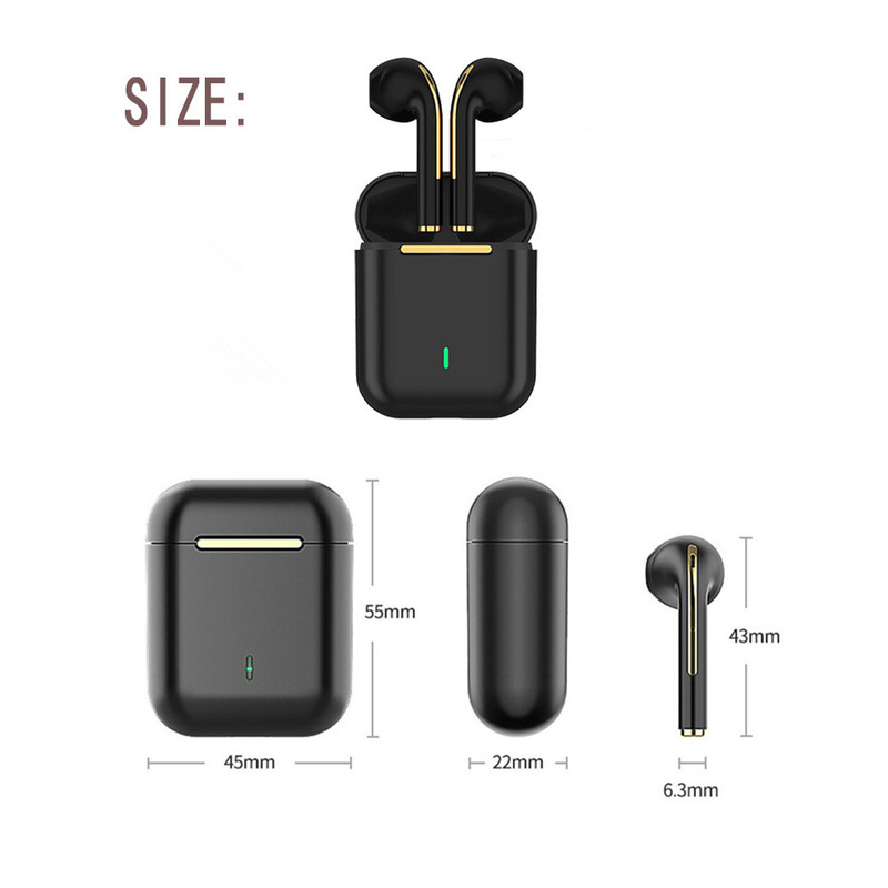 国境を越えた新モデルJ18 BluetoothタッチコントロールワイヤレスBluetoothイヤホンTWSは、Apple、Huawei、Samsung、Xiaomiに適しています。|undefined