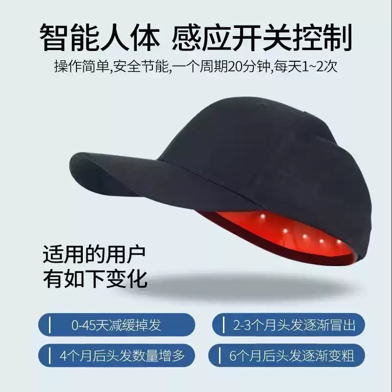 真のレーザー育毛キャップ赤と青の光育毛器具 650nm 赤色光育毛キャップレーザー器具レーザーヘッド育毛器具キャップ|undefined