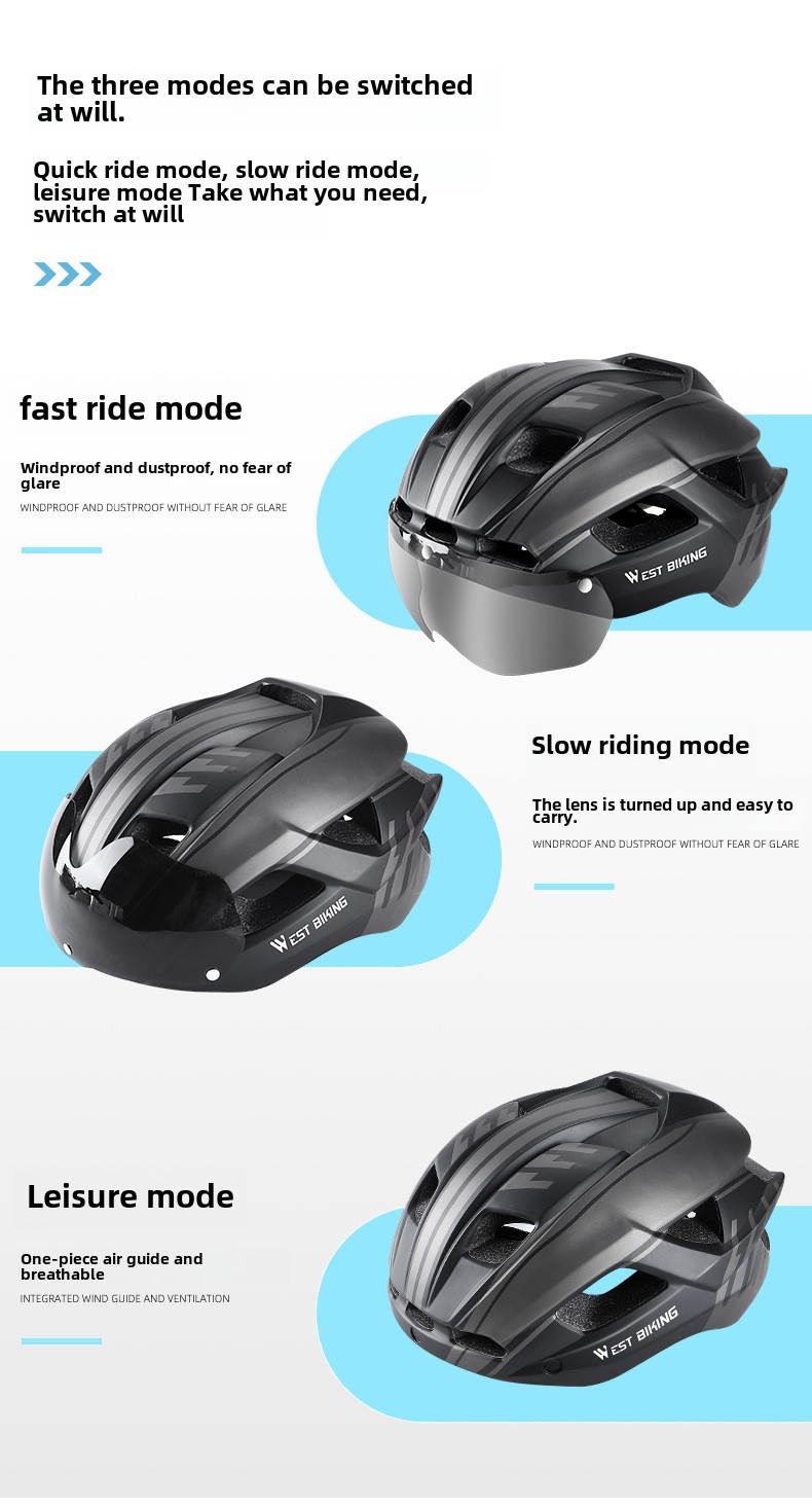 WEST BIKING jāšanas ķivere integrēta molding ķivere ar aizsargbrilles kalnu ceļu velosipēda ķiveres aprīkojumu_voghion.com