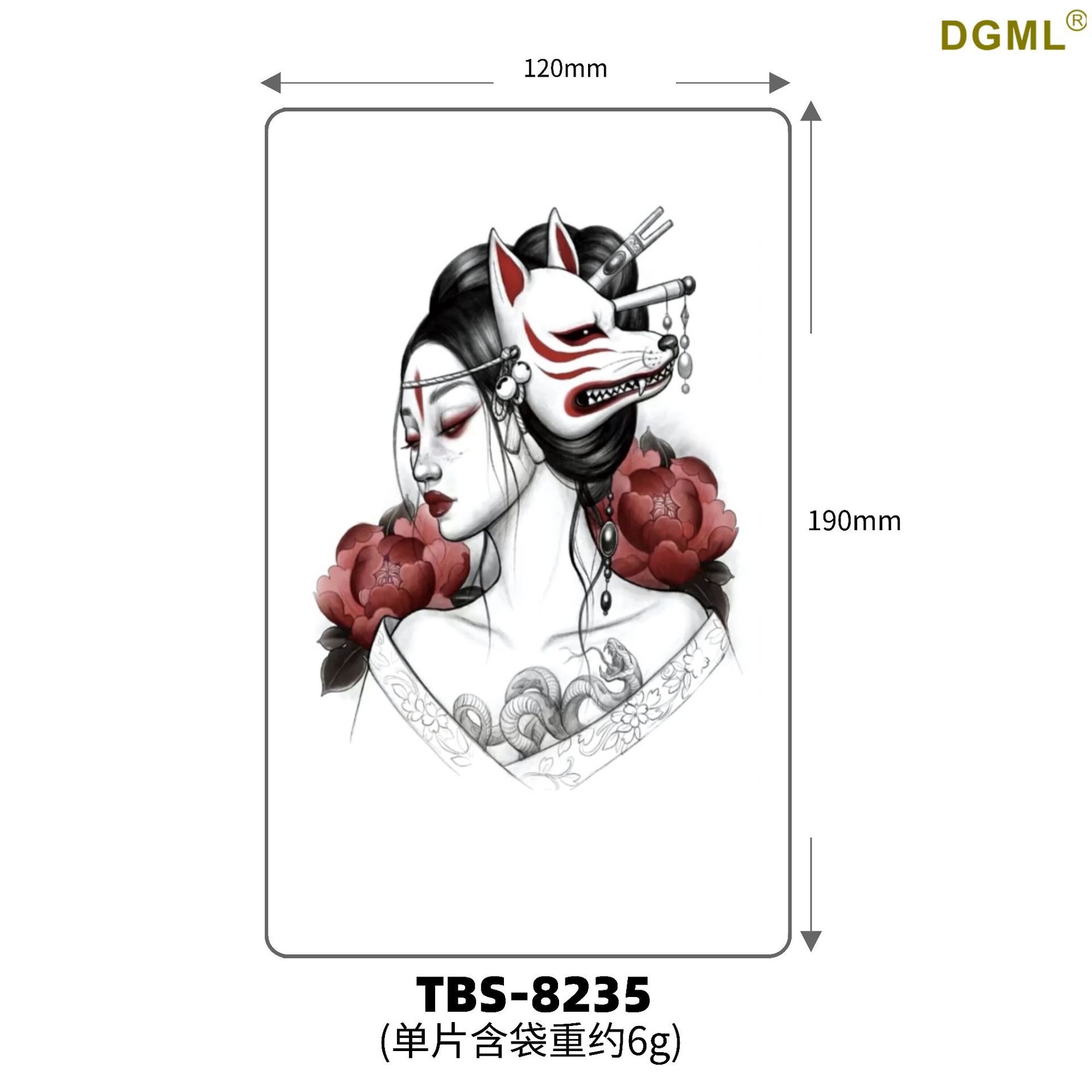 Pegatinas de tattoo se pueden fijar letras flor brazo tatuaje dibujos animados transfronterizo tatuaje pegatinas europeo y americano bronceado completo Volver al por mayor tatuaje