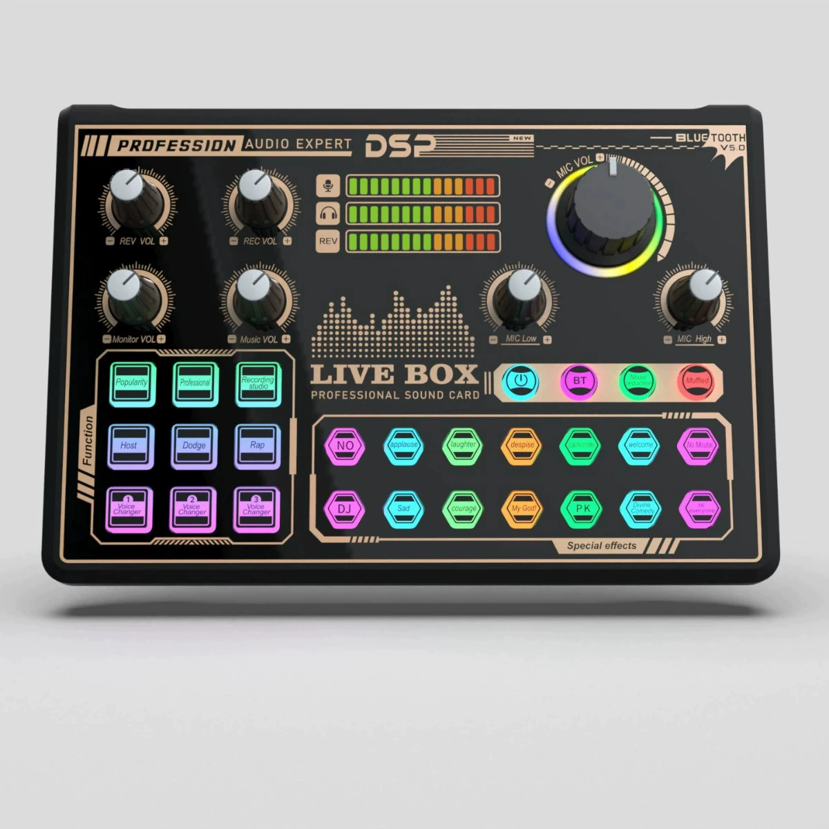 Звуковая карта живого пения полный набор трансграничного английского живого звуковой карты набор микрофона V80